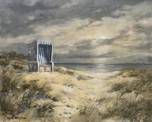 GÜNTHER GEORG BURR: Strandkorb